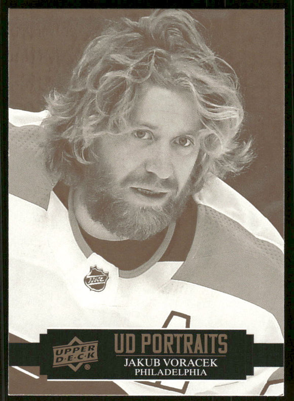 2021-22 Upper Deck Portraits #P11 Jakub Voracek
