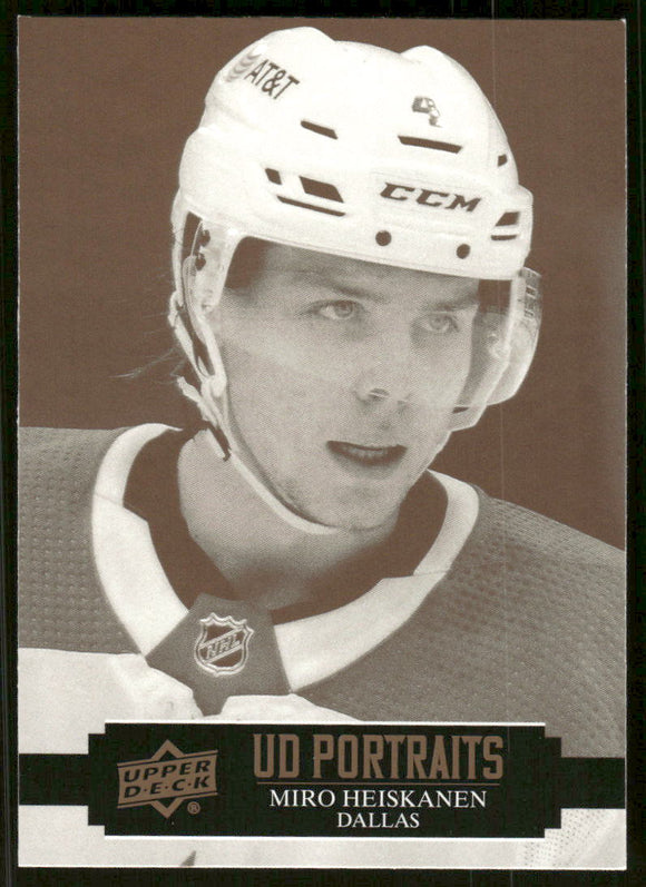 2021-22 Upper Deck Portraits #P15 Miro Heiskanen