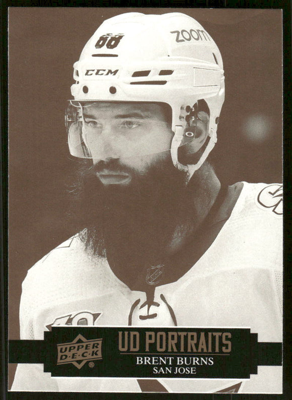 2021-22 Upper Deck Portraits #P22 Brent Burns