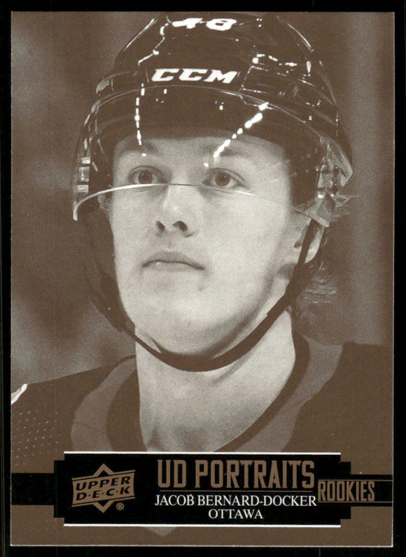 2021-22 Upper Deck Portraits #P35 Jacob Bernard-Docker