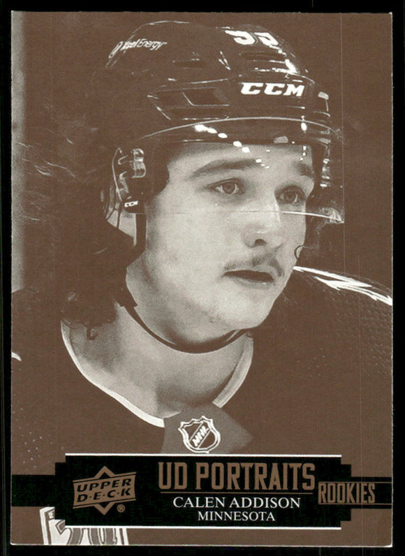 2021-22 Upper Deck Portraits #P38 Calen Addison