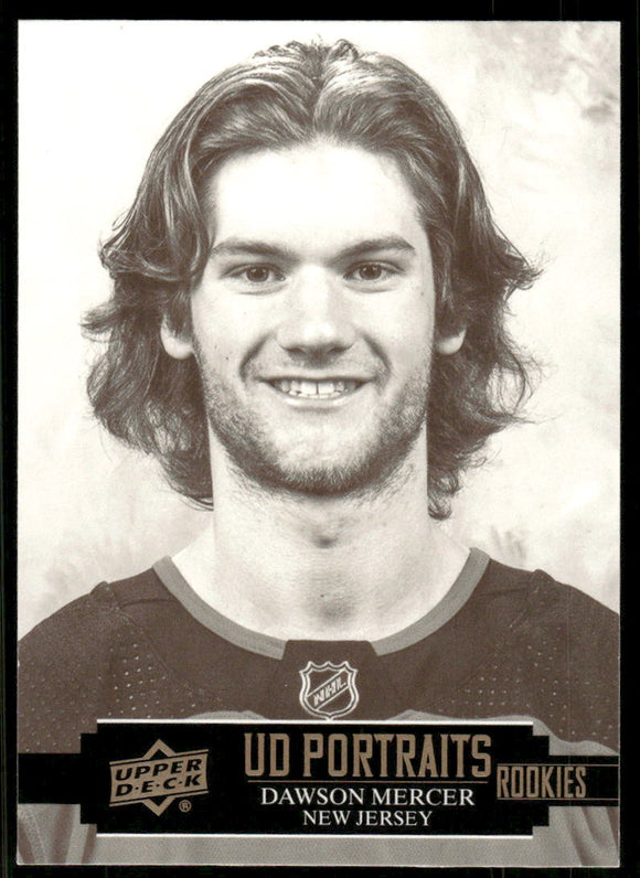 2021-22 Upper Deck Portraits #P41 Dawson Mercer