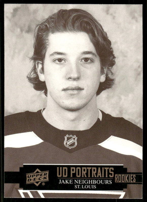 2021-22 Upper Deck Portraits #P42 Jake Neighbours