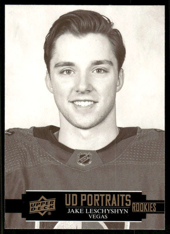2021-22 Upper Deck Portraits #P46 Jake Leschyshyn