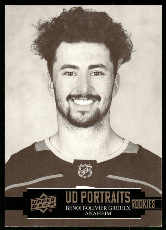 2021-22 Upper Deck Portraits #P49 Benoit-Olivier Groulx