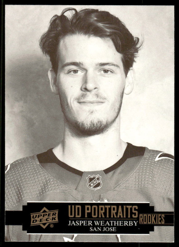 2021-22 Upper Deck Portraits #P50 Jasper Weatherby
