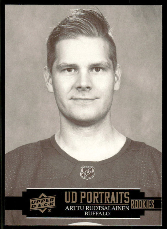 2021-22 Upper Deck Portraits #P56 Arttu Ruotsalainen
