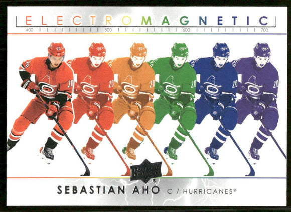 2021-22 Upper Deck Electromagnetic #EM7 Sebastian Aho