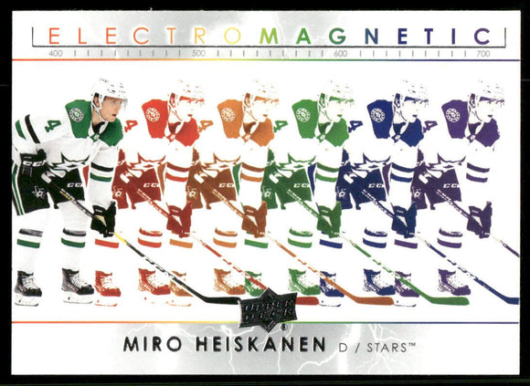 2021-22 Upper Deck Electromagnetic #EM18 Miro Heiskanen
