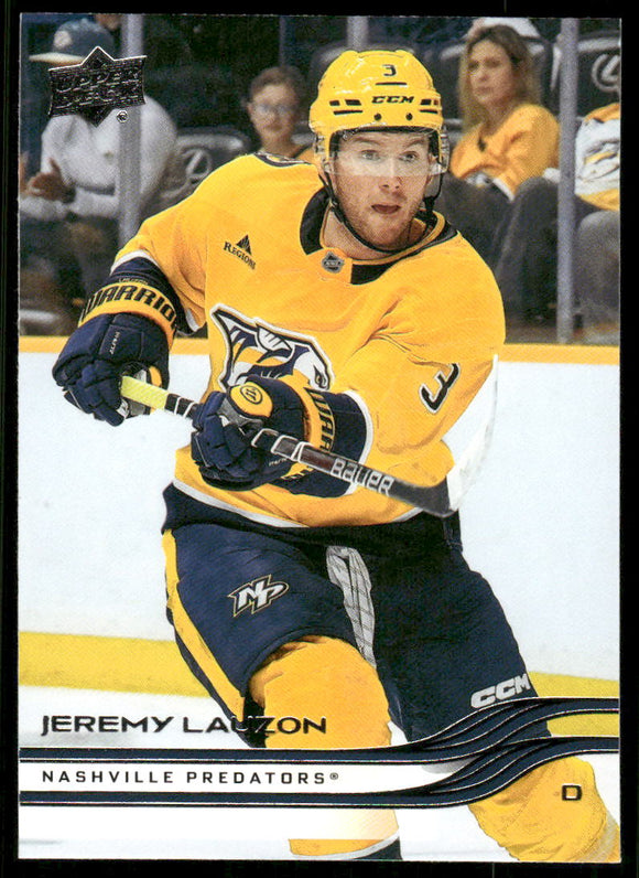 2025-26 Upper Deck #93 Jeremy Lauzon