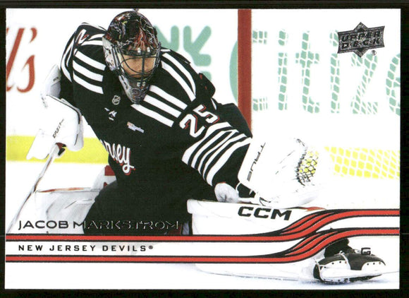 2025-26 Upper Deck #101 Jacob Markstrom