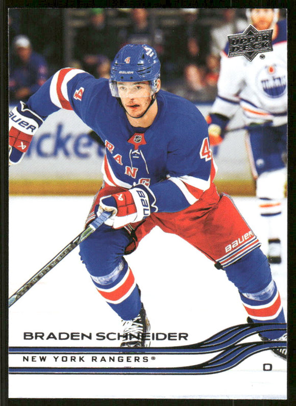 2025-26 Upper Deck #116 Braden Schneider