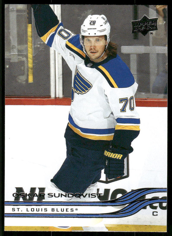 2025-26 Upper Deck #153 Oskar Sundqvist