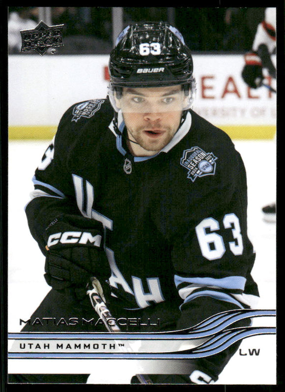 2025-26 Upper Deck #173 Matias Maccelli