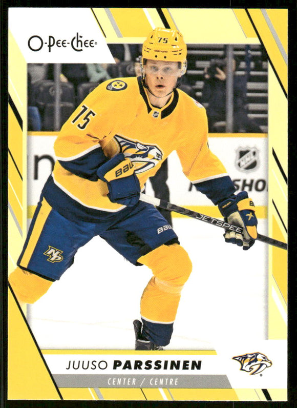 2023-24 O-Pee-Chee Yellow #185 Juuso Parssinen