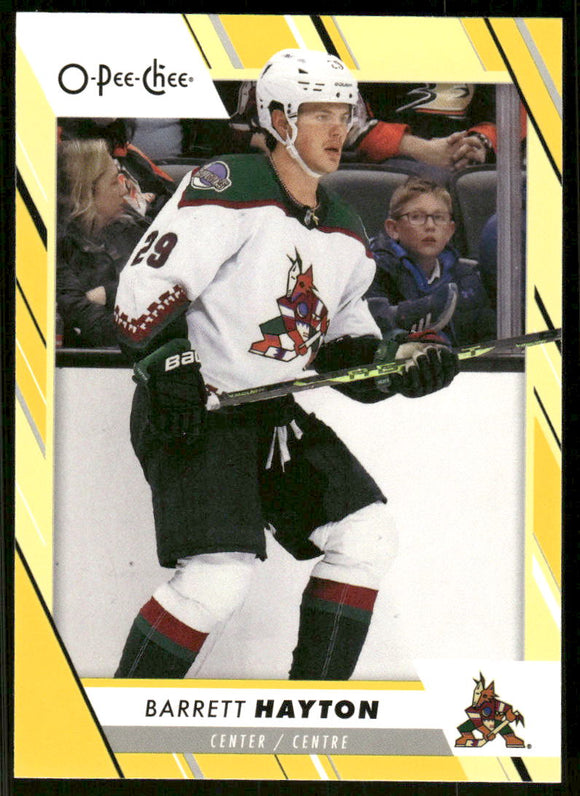 2023-24 O-Pee-Chee Yellow #257 Barrett Hayton
