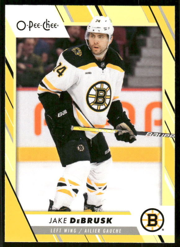 2023-24 O-Pee-Chee Yellow #373 Jake DeBrusk