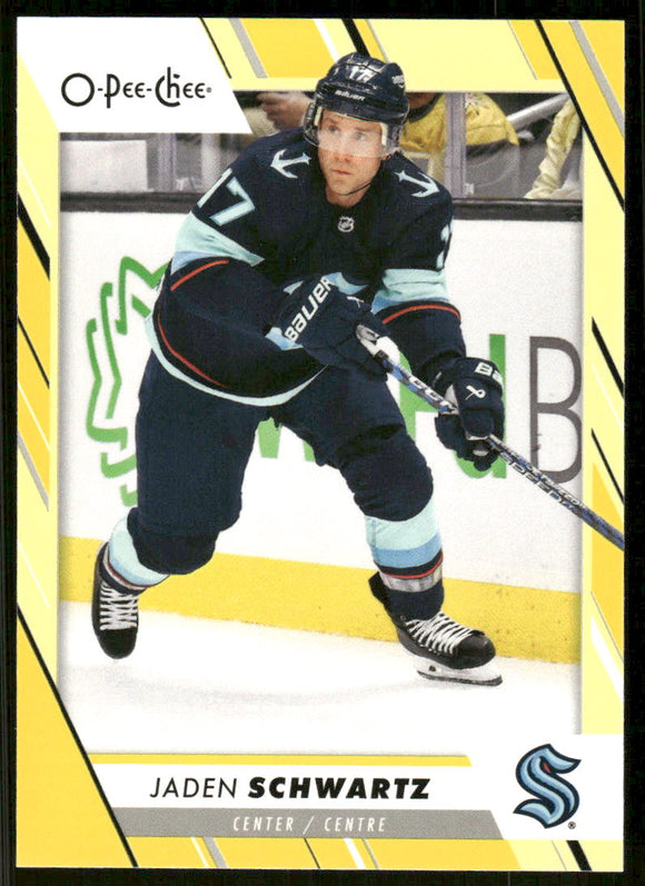 2023-24 O-Pee-Chee Yellow #377 Jaden Schwartz