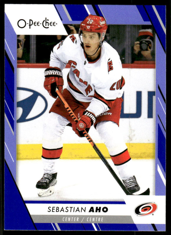 2023-24 O-Pee-Chee Blue #3 Sebastian Aho