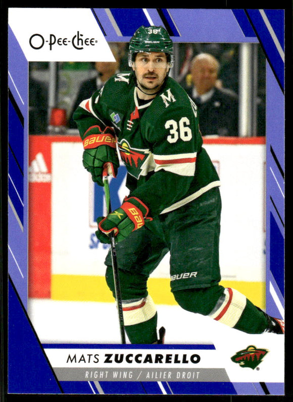 2023-24 O-Pee-Chee Blue #36 Mats Zuccarello