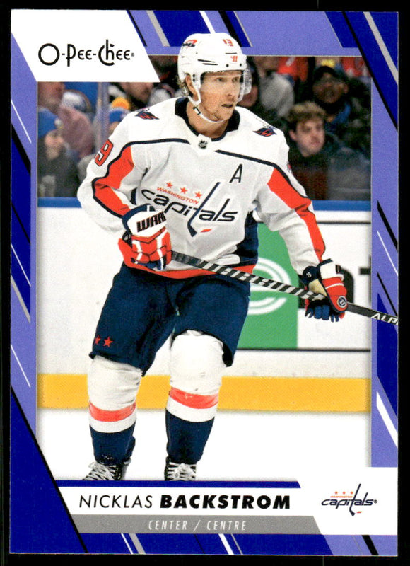 2023-24 O-Pee-Chee Blue #37 Nicklas Backstrom