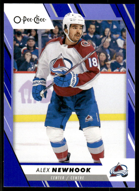 2023-24 O-Pee-Chee Blue #49 Alex Newhook