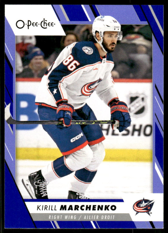 2023-24 O-Pee-Chee Blue #92 Kirill Marchenko