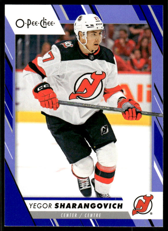 2023-24 O-Pee-Chee Blue #120 Yegor Sharangovich