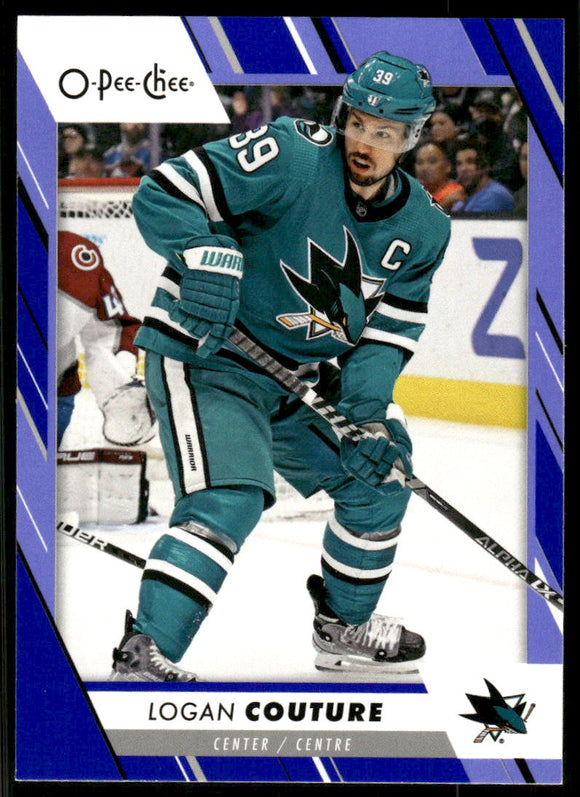 2023-24 O-Pee-Chee Blue #136 Logan Couture