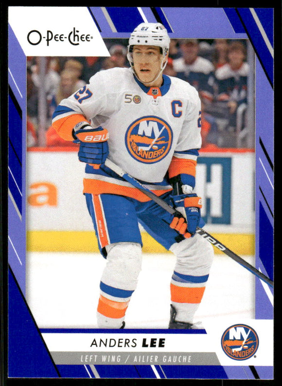 2023-24 O-Pee-Chee Blue #165 Anders Lee