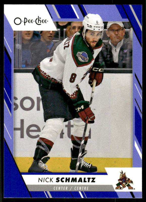 2023-24 O-Pee-Chee Blue #199 Nick Schmaltz