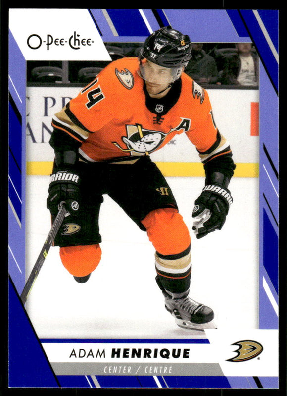 2023-24 O-Pee-Chee Blue #203 Adam Henrique