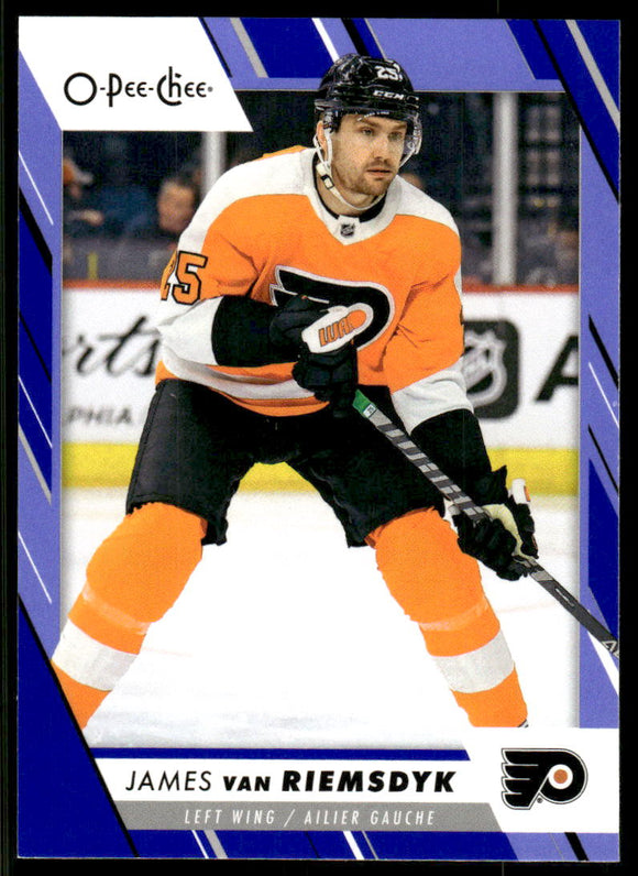 2023-24 O-Pee-Chee Blue #205 James van Riemsdyk
