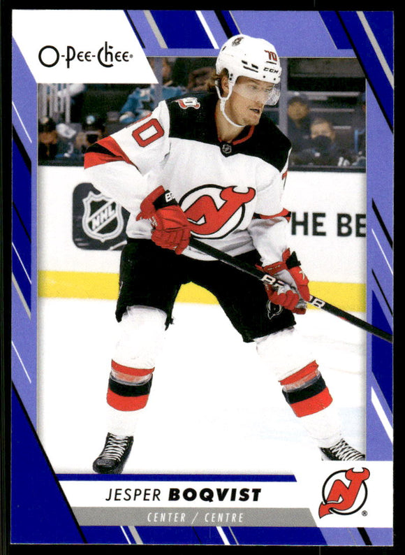 2023-24 O-Pee-Chee Blue #222 Jesper Boqvist