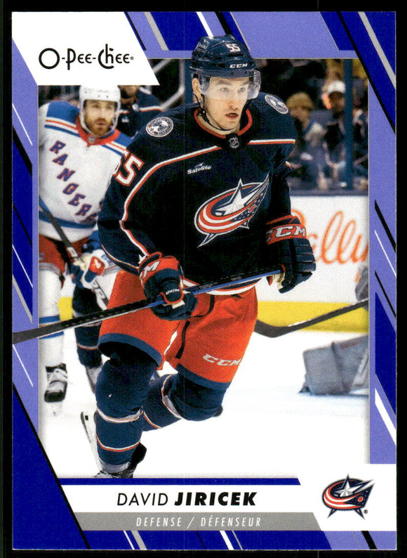 2023-24 O-Pee-Chee Blue #245 David Jiricek