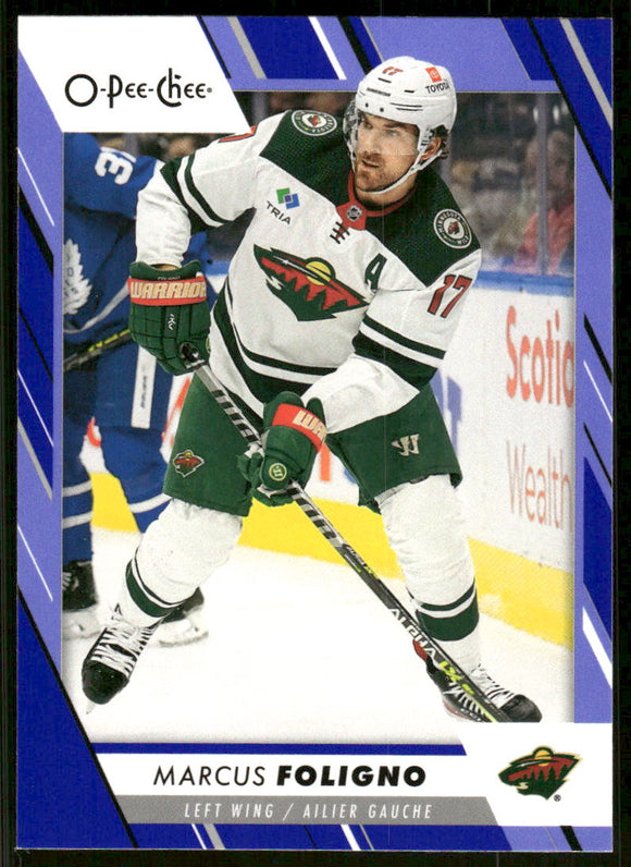 2023-24 O-Pee-Chee Blue #301 Marcus Foligno