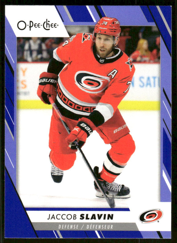 2023-24 O-Pee-Chee Blue #316 Jaccob Slavin