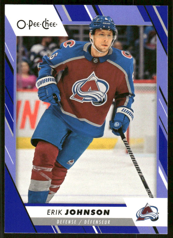 2023-24 O-Pee-Chee Blue #364 Erik Johnson