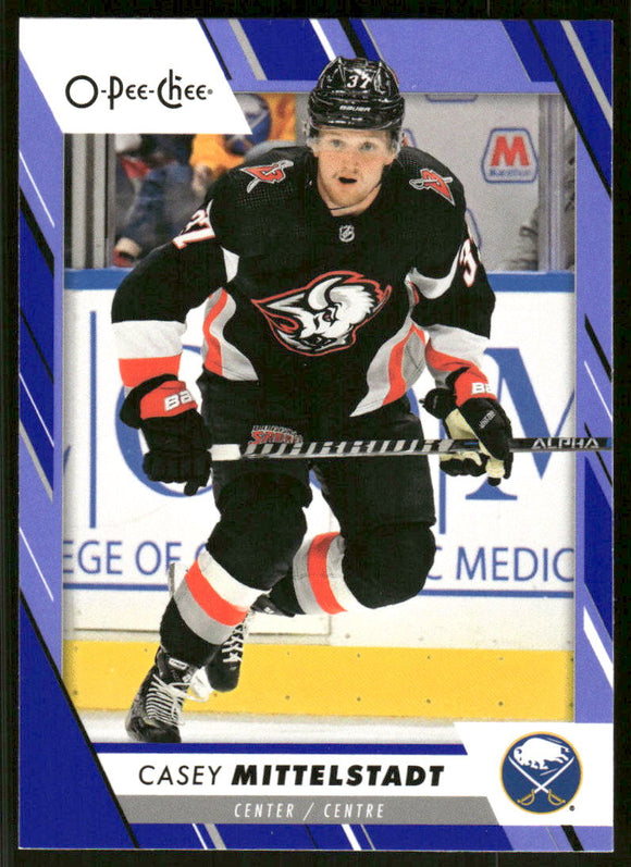 2023-24 O-Pee-Chee Blue #366 Casey Mittelstadt