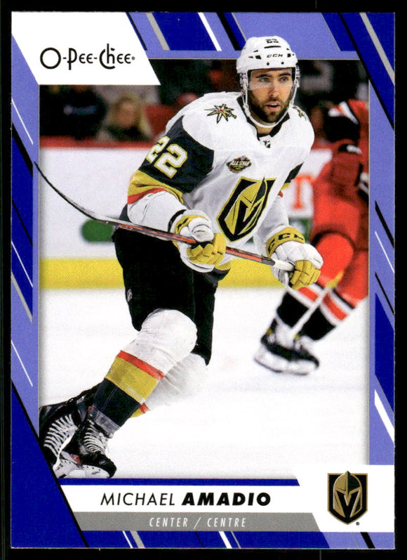 2023-24 O-Pee-Chee Blue #396 Michael Amadio