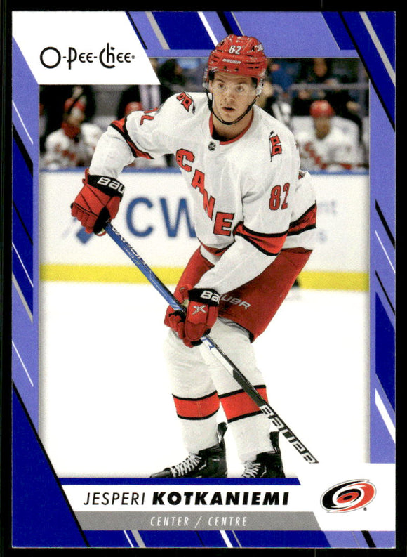 2023-24 O-Pee-Chee Blue #402 Jesperi Kotkaniemi