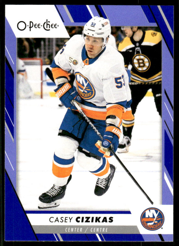 2023-24 O-Pee-Chee Blue #427 Casey Cizikas