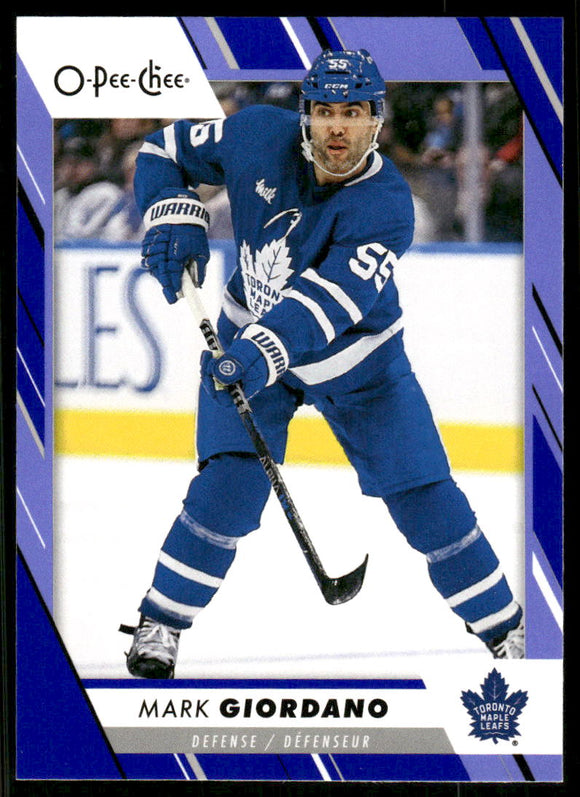 2023-24 O-Pee-Chee Blue #442 Mark Giordano