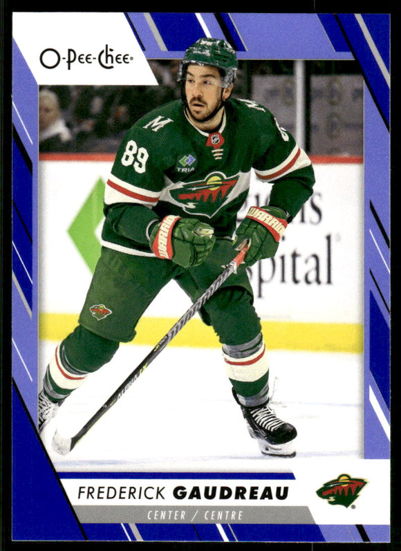 2023-24 O-Pee-Chee Blue #452 Frederick Gaudreau