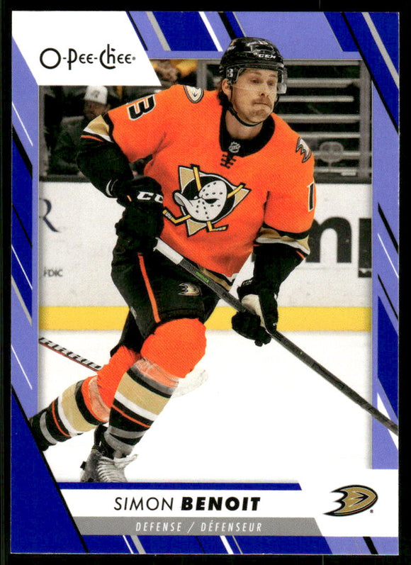 2023-24 O-Pee-Chee Blue #476 Simon Benoit