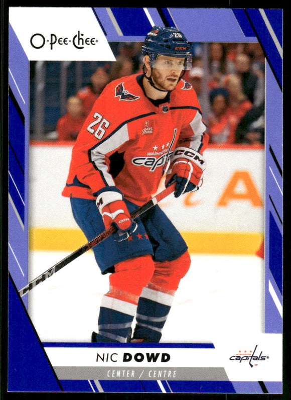 2023-24 O-Pee-Chee Blue #493 Nic Dowd
