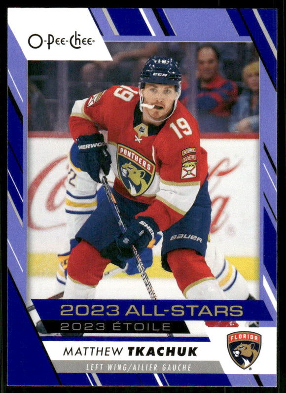 2023-24 O-Pee-Chee Blue #511 Matthew Tkachuk AS