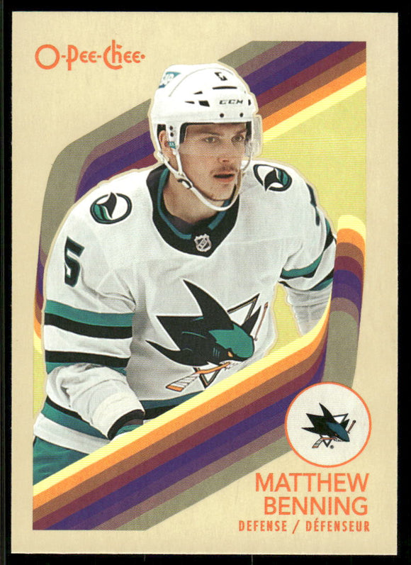 2023-24 O-Pee-Chee Retro #398 Matt Benning
