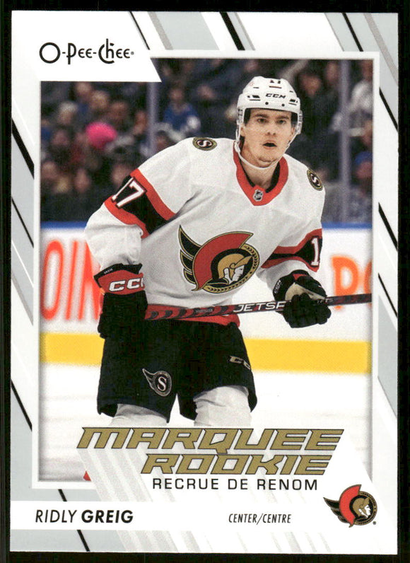 2023-24 O-Pee-Chee #543 Ridly Greig RC