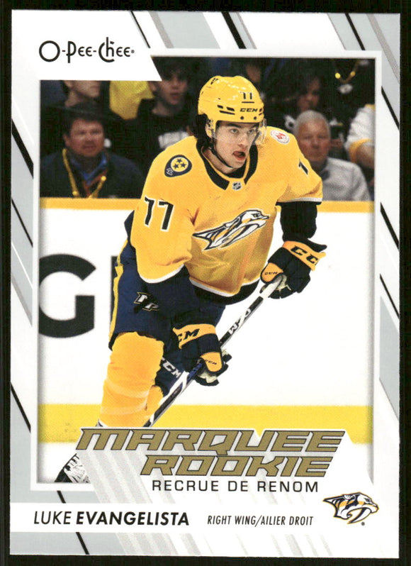 2023-24 O-Pee-Chee #562 Luke Evangelista RC